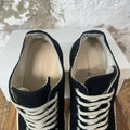 Rick Owens Black Felt Milk Sneaker Sz 8.5 (41.5)