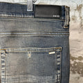 Amiri MX1 Plaid Dirty Blue Denim Jeans Sz 38