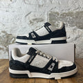 Louis Vuitton Black White Trainer Sneaker Sz 10 (8.5LV)