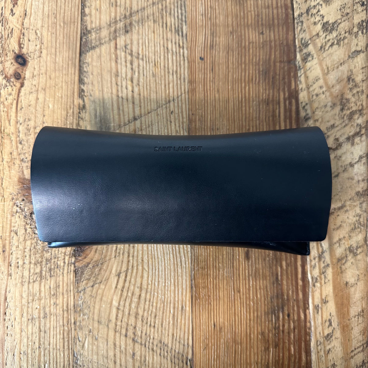 Saint Laurent Acetate Square Sunglasses W/ Case