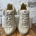 Gucci Rhyton Ivory Beige Vintage Sneaker Sz 9