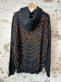 Marni Black Small Orange Logo Hoodie Sz L