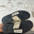 Amiri Grey Skeleton Black Cream Suede Sneaker Sz 9 (42)