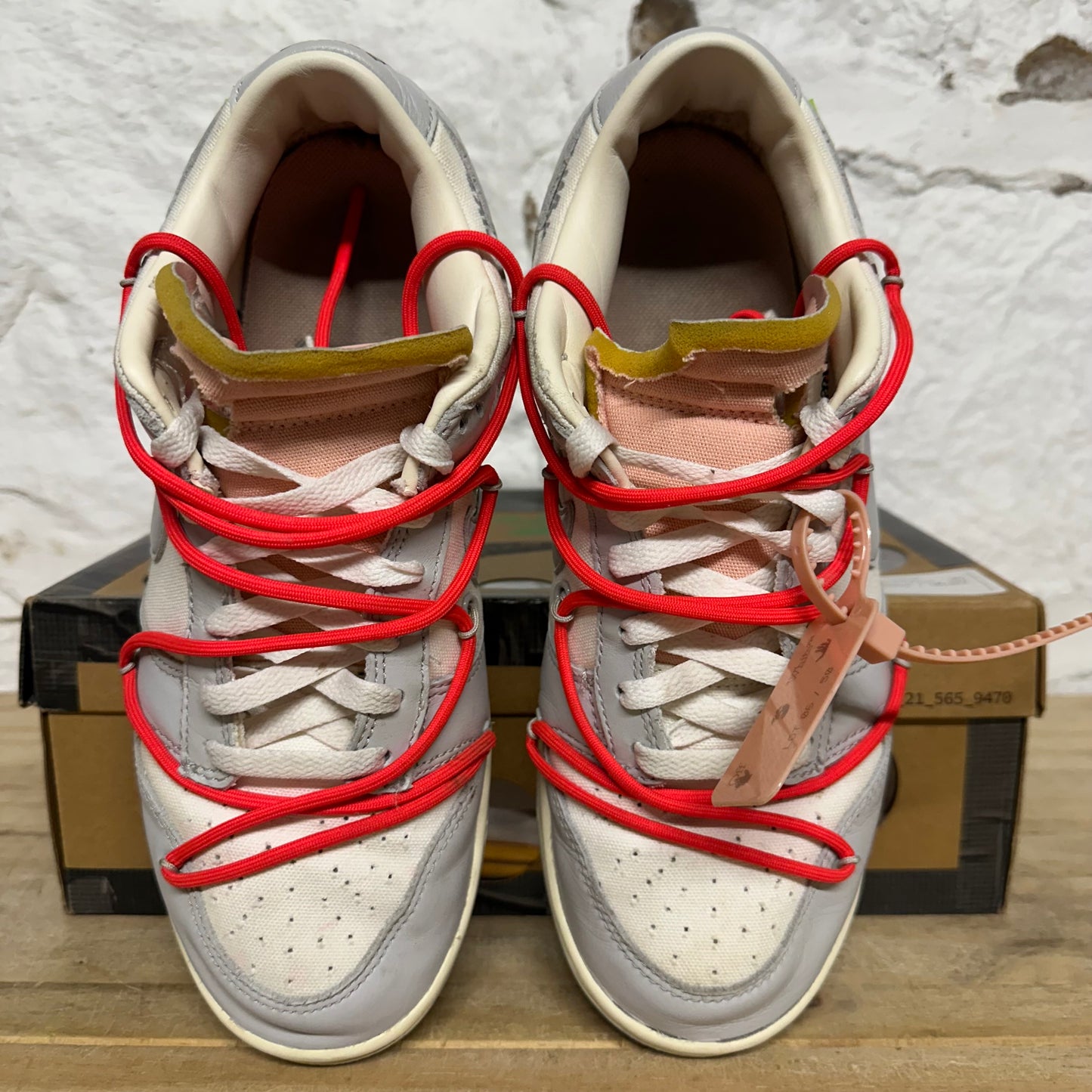 Nike Dunk Low Off-White Lot 06 Sz 9.5