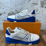 Louis Vuitton Blue White Trainer Sz 8.5 (7LV)