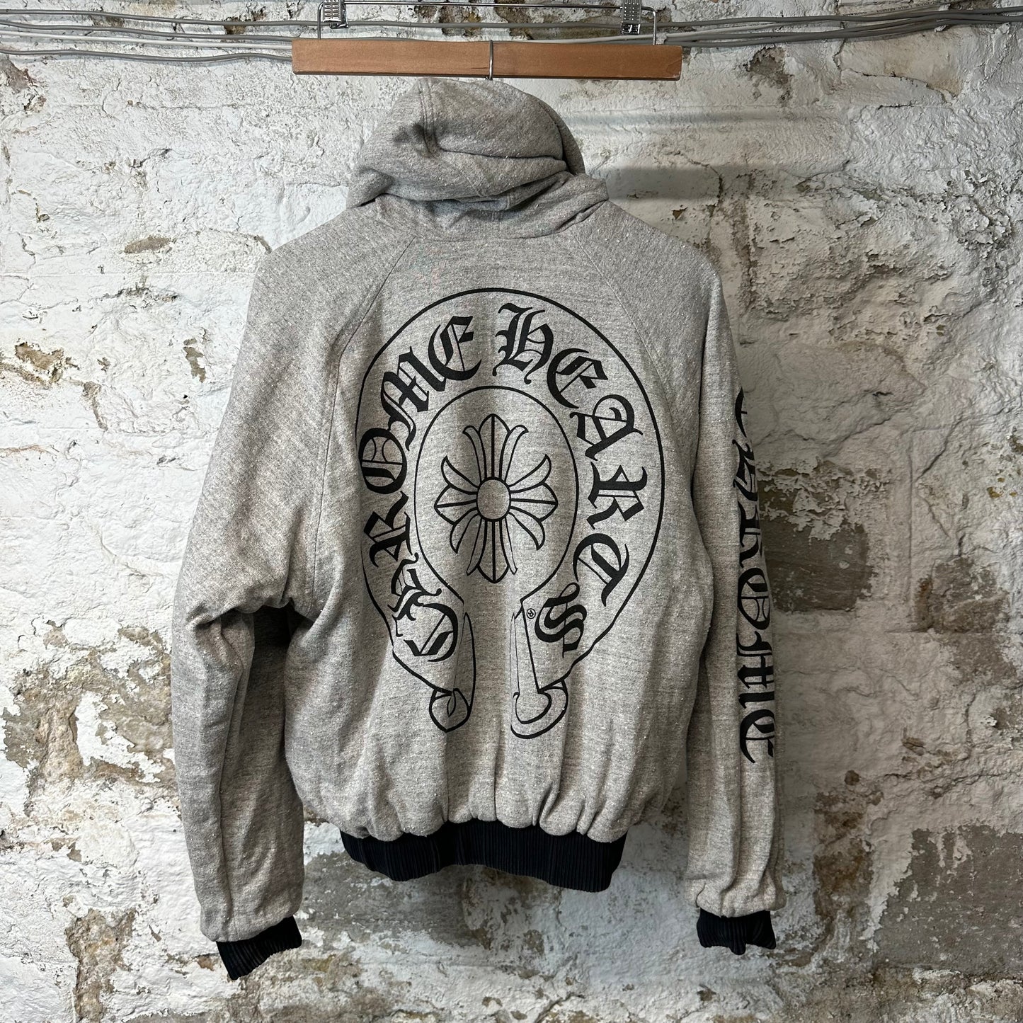 Chrome Hearts Reversible Jacquard Puffer Jacket Sz S