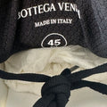 Bottega Veneta Black SIlver Orbit Sneaker Sz 12 (45)