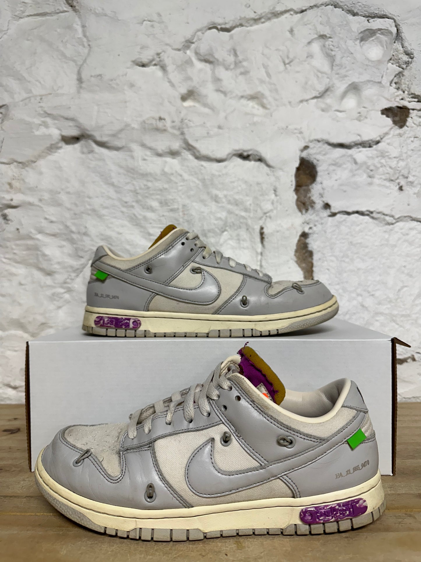 Nike Dunk Low Off-White Lot 3 Sz 8.5