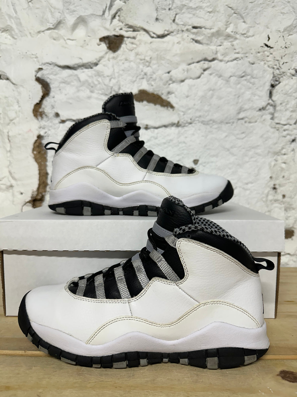 Air Jordan 10 Retro GS \'Steel\' 2013 Jordan 10 Retro OG “Steel” release Saturday Aug 2. FCFS In  main image 3
