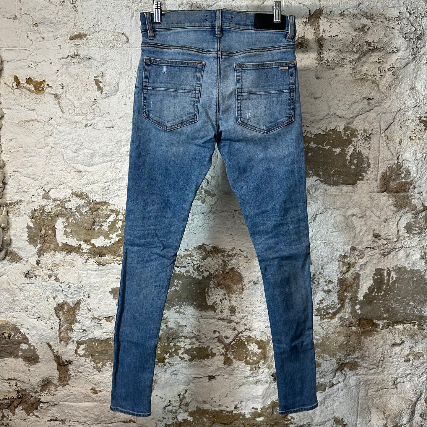 Amiri Plain Blue Denim Jeans Sz 28