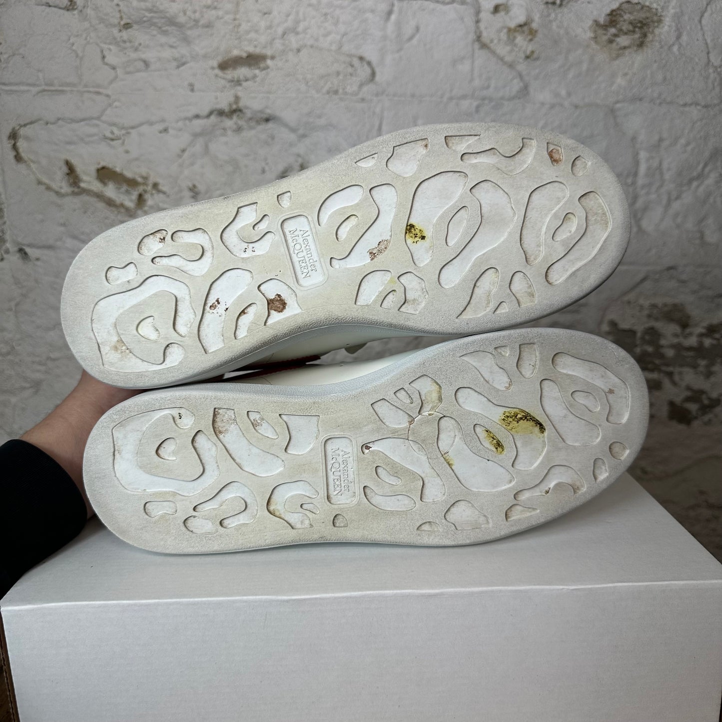 Alexander Mcqueen Red Tab White Sneaker Sz 9 (42) No Box