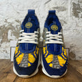 Versace Chain Reaction Blue Yellow White Sneaker Sz 10 (43)