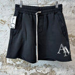 Amiri Chrome Logo Shorts Black Sz S