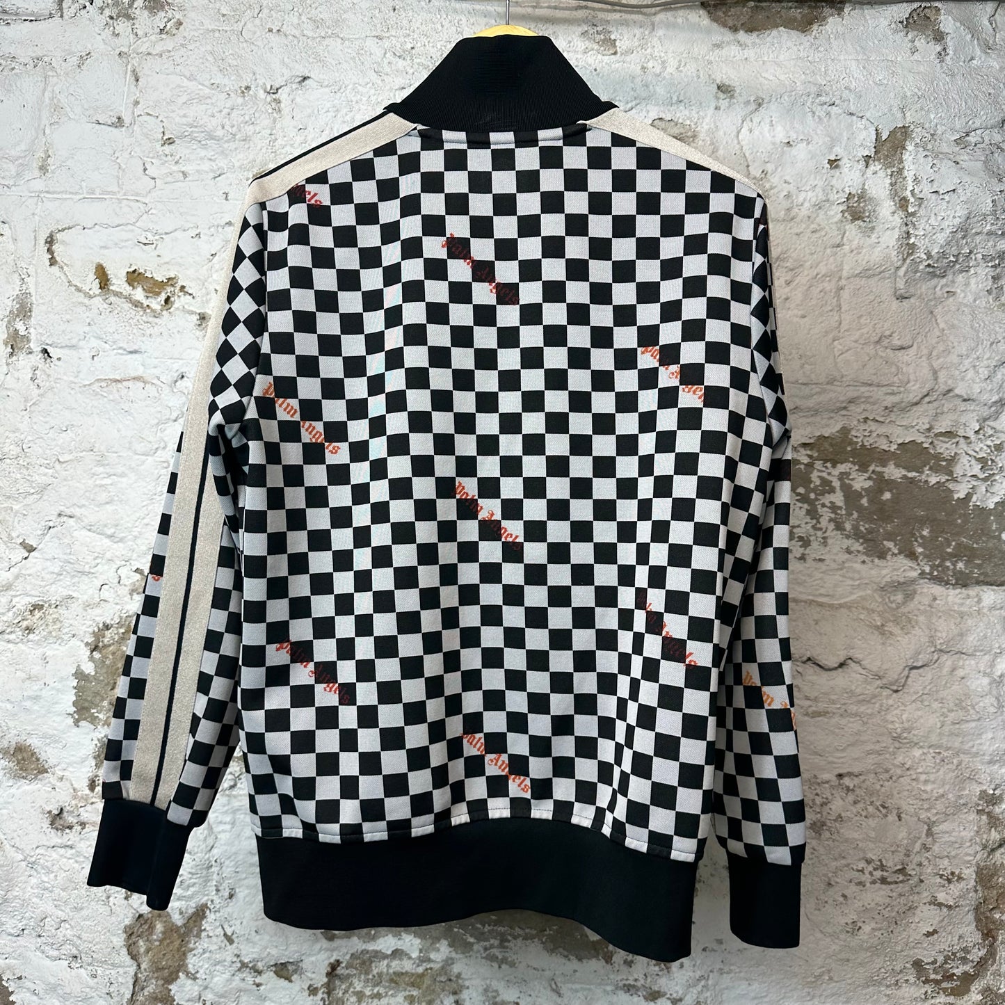 Palm Angels Checkered Track Jacket Sz L