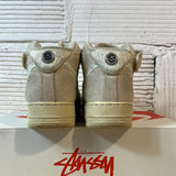 Nike Air Force 1 Mid Stussy Fossil Sz 7.5