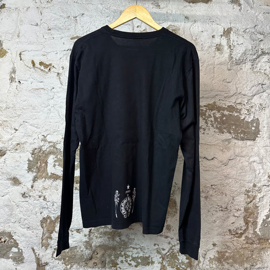 Chrome Hearts Foti Diamond Logo L/s Black Sz L