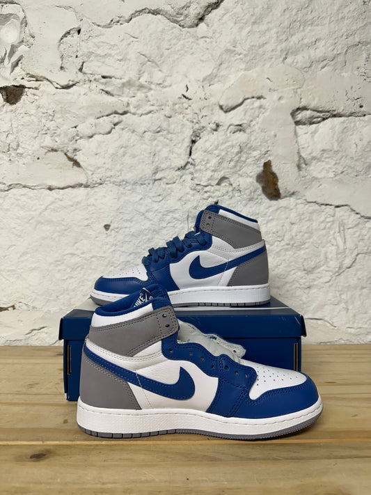Air Jordan 1 True Blue Sz 4.5Y DS