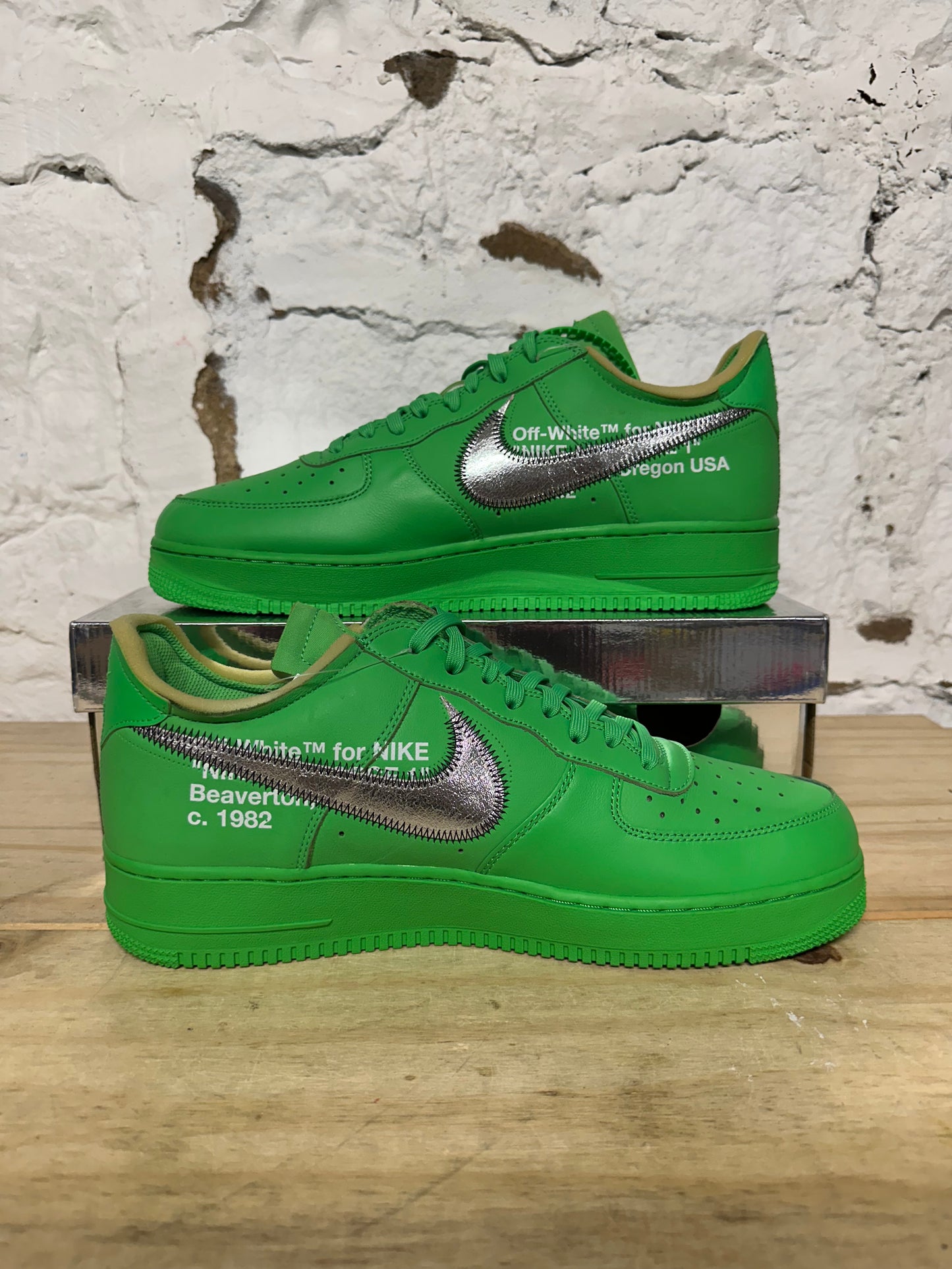Nike Air Force 1 Low Off White Brooklyn Sz 13 DS