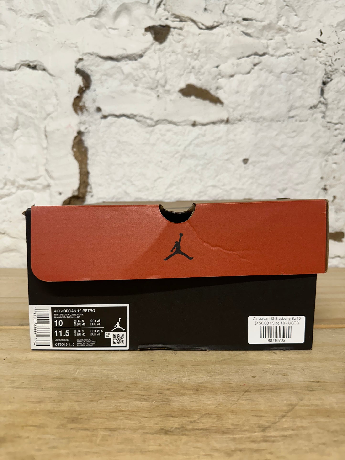 Air Jordan 12 Blueberry Sz 10