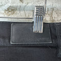Amiri MX1 Brown Suede Black Denim Jeans Sz 32