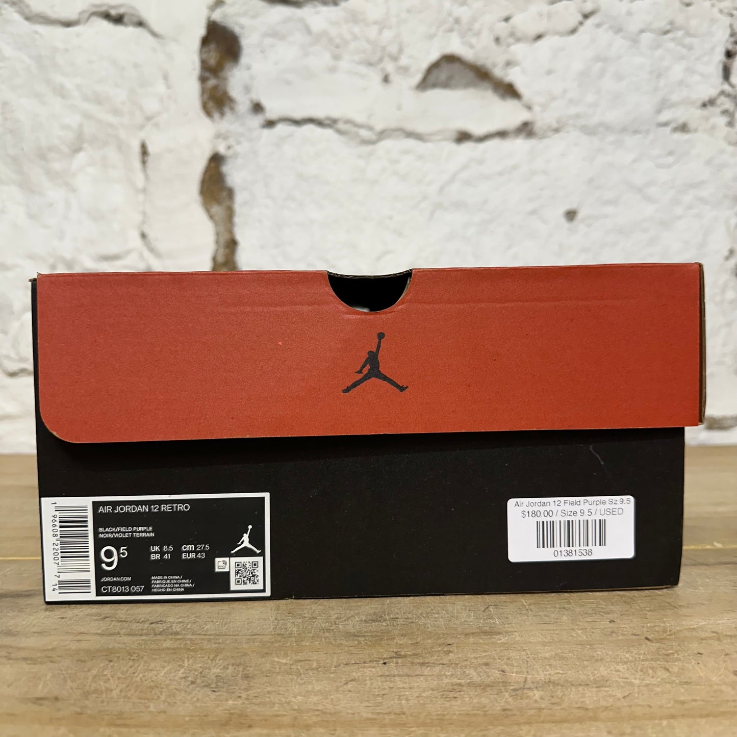Air Jordan 12 Field Purple Sz 9.5