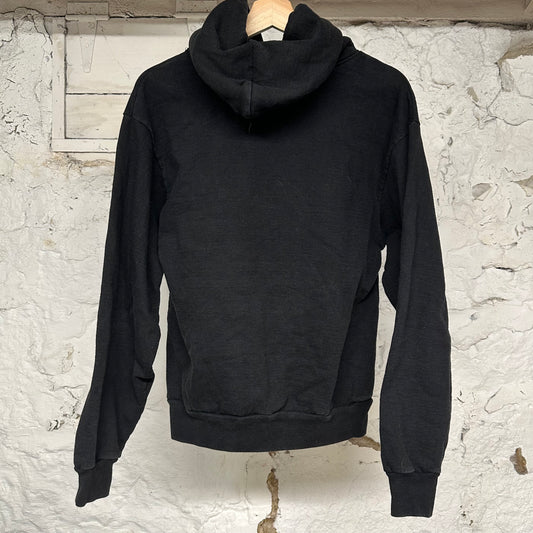 Spider Crystals Black Red Hoodie Sz S