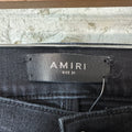 Amiri MX1 Cracked Blue Black Denim Jeans Sz 31