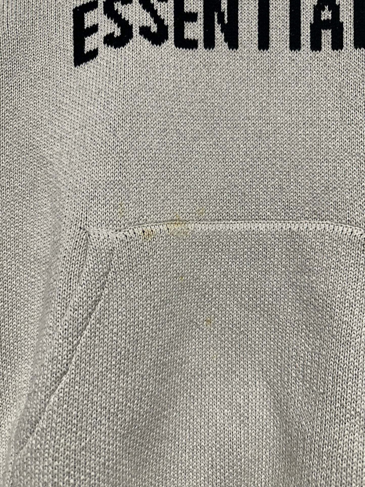 Fear of God Essentials Tan Knit Hoodie Sz L