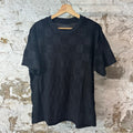 Amiri Checkered Towel Black T-Shirt Sz L