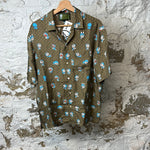 Gucci Doraemon Button Up Shirt Sz L (48)