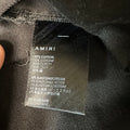 Amiri MX1 Brown Suede Black Denim Jeans Sz 33
