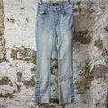 Amiri Plain Light Blue Flare Denim Jeans Sz 28