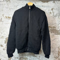 Louis Vuitton Embossed Monogram Varsity Jacket Black Sz M