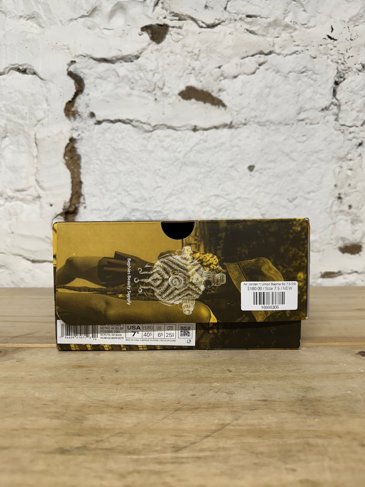 Air Jordan 1 Union Bephie Sz 7.5 DS