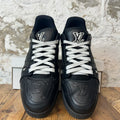 Louis Vuitton Triple Black Trainer Sneaker Sz 12.5 (11LV)