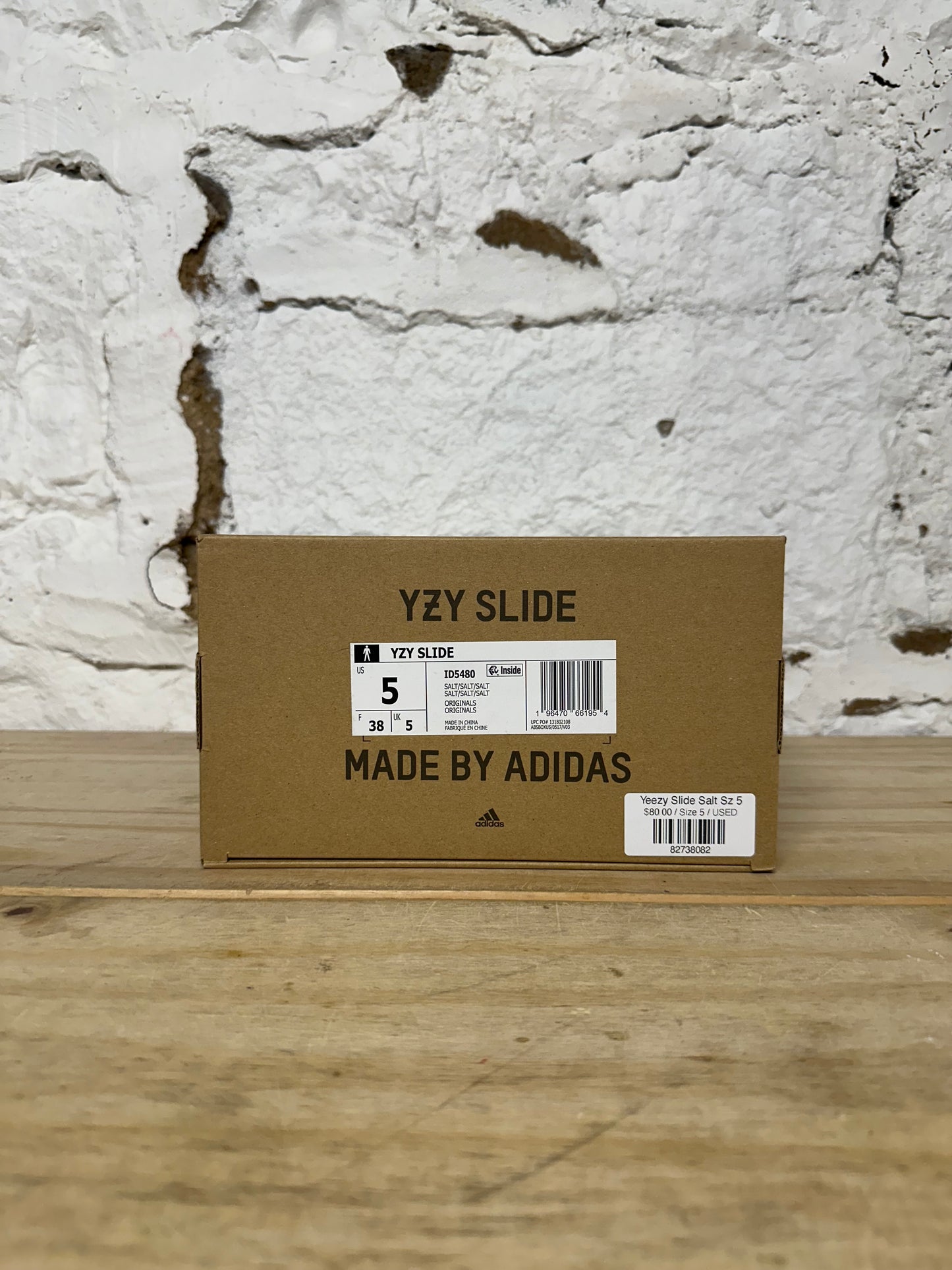 Yeezy Slide Salt Sz 5