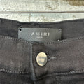 Amiri Plain Black Flare Denim Jeans Sz 32