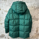 Moncler Mariveles Logo Green Puffer Jacket Sz M (2)