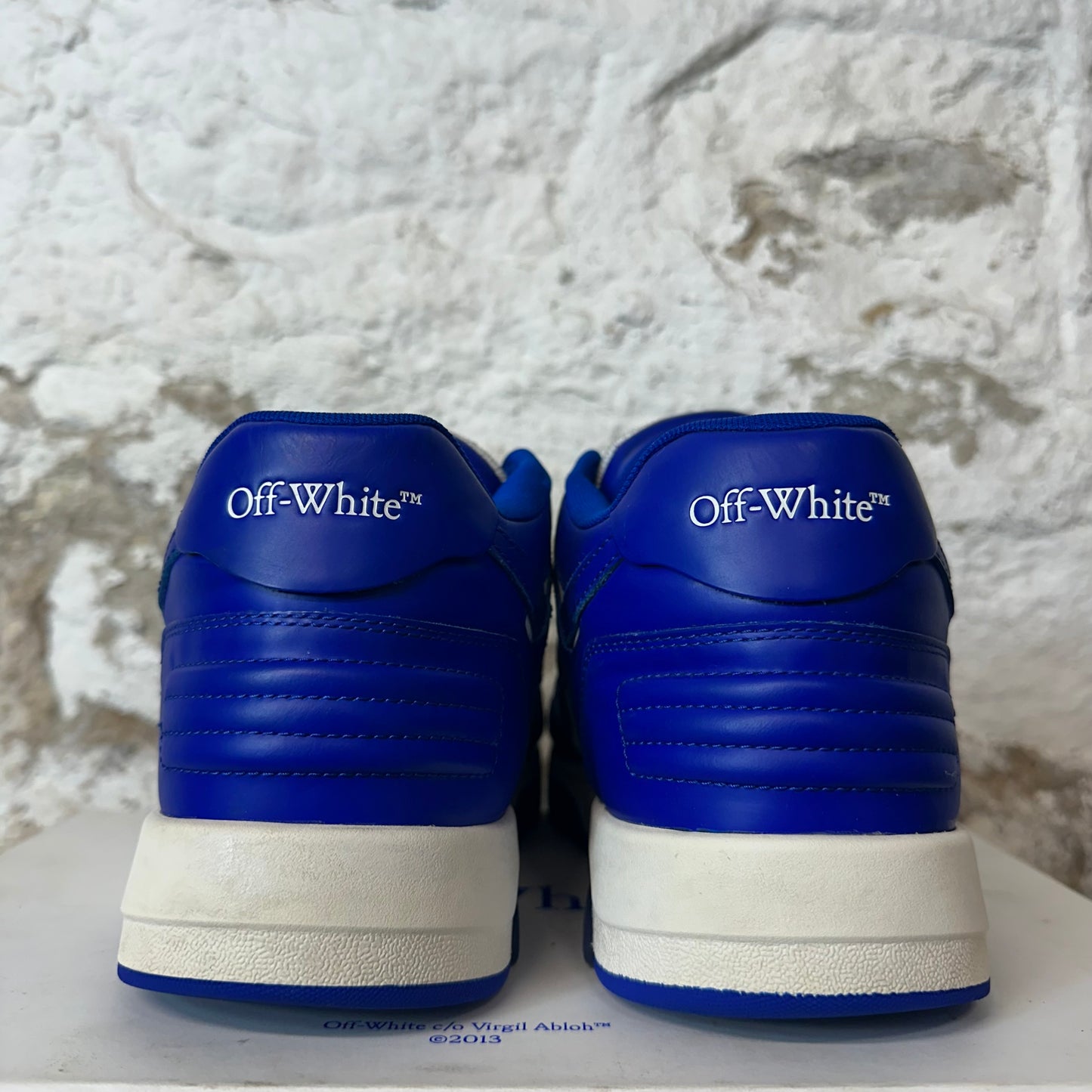 Off-White Out Of Office Royal Blue White Sneaker Sz 12 (45)