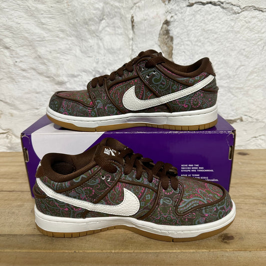Nike SB Dunk Low Paisley Brown Sz 4