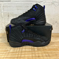 Air Jordan 12 Black Dark Concord Sz 5Y