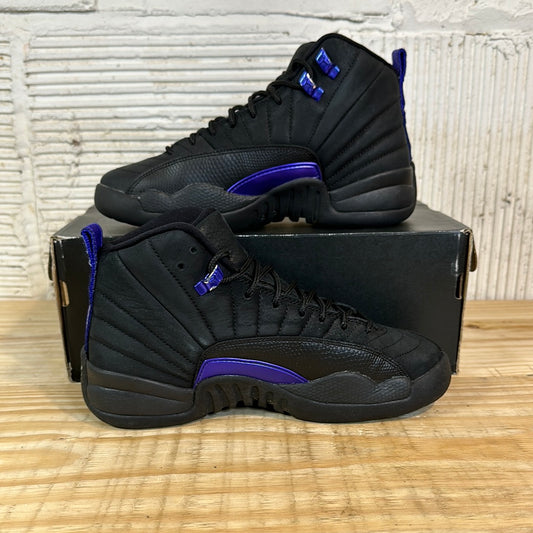 Air Jordan 12 Black Dark Concord Sz 5Y