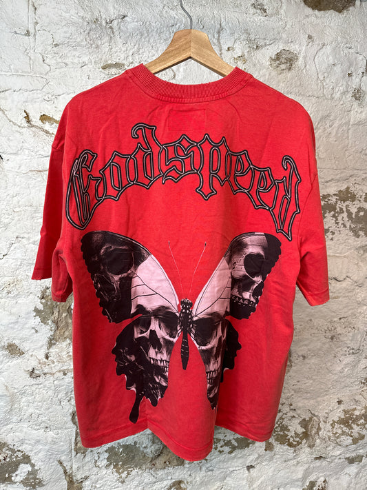 Godspeed Skull Clock Cream T-shirt