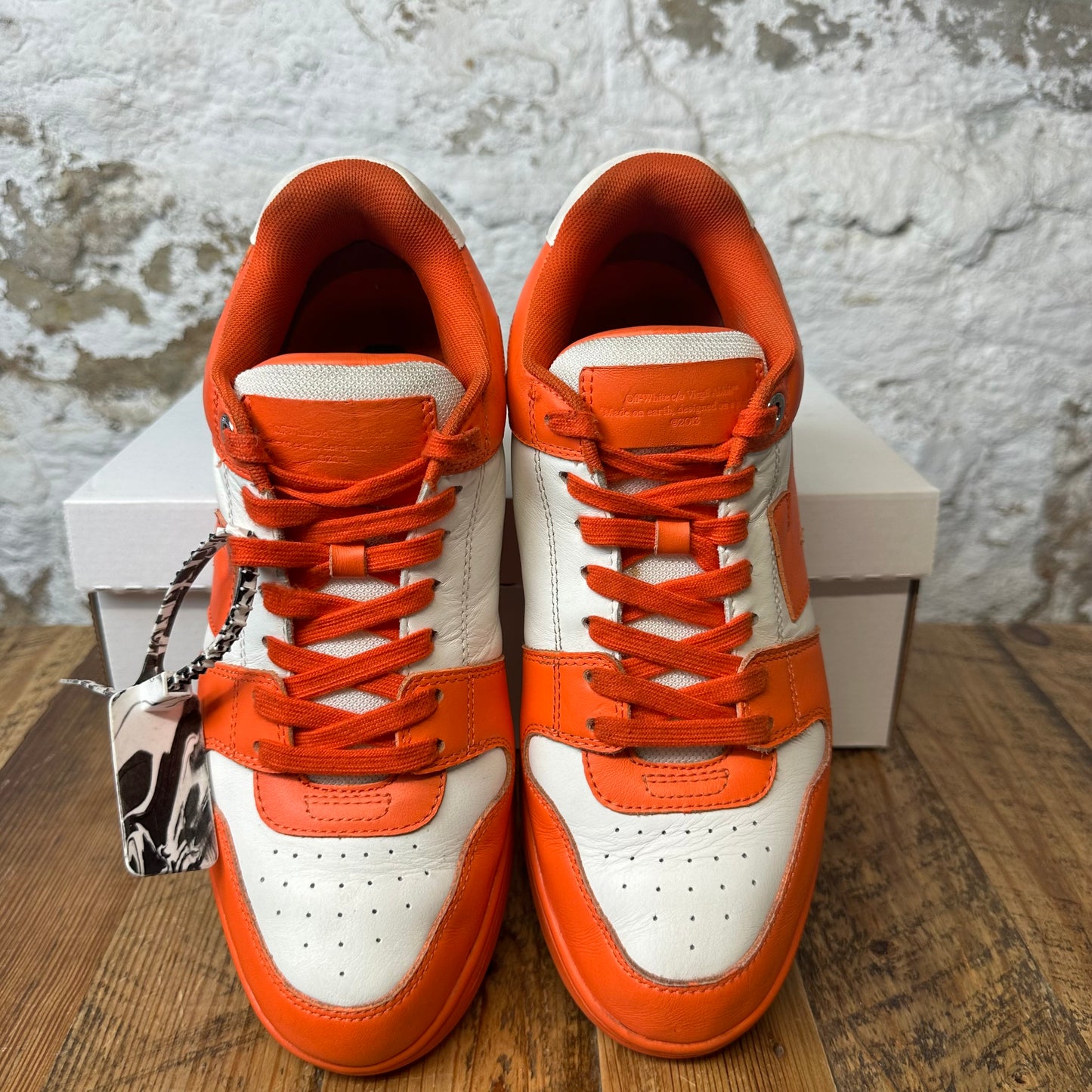 Off White Out Of Office Orange White Sz 9 (42) No Box
