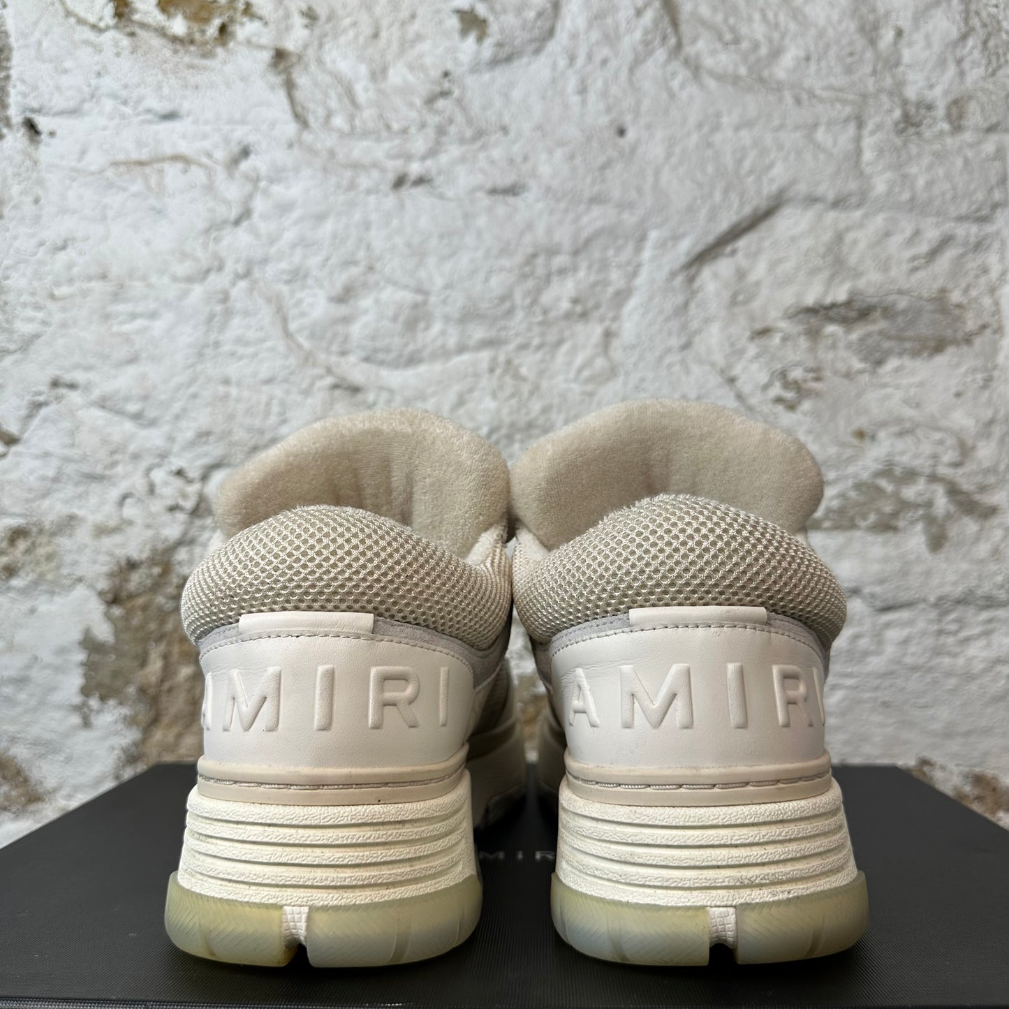 Amiri MA-1 Cream White Sneaker Sz 10 (43)