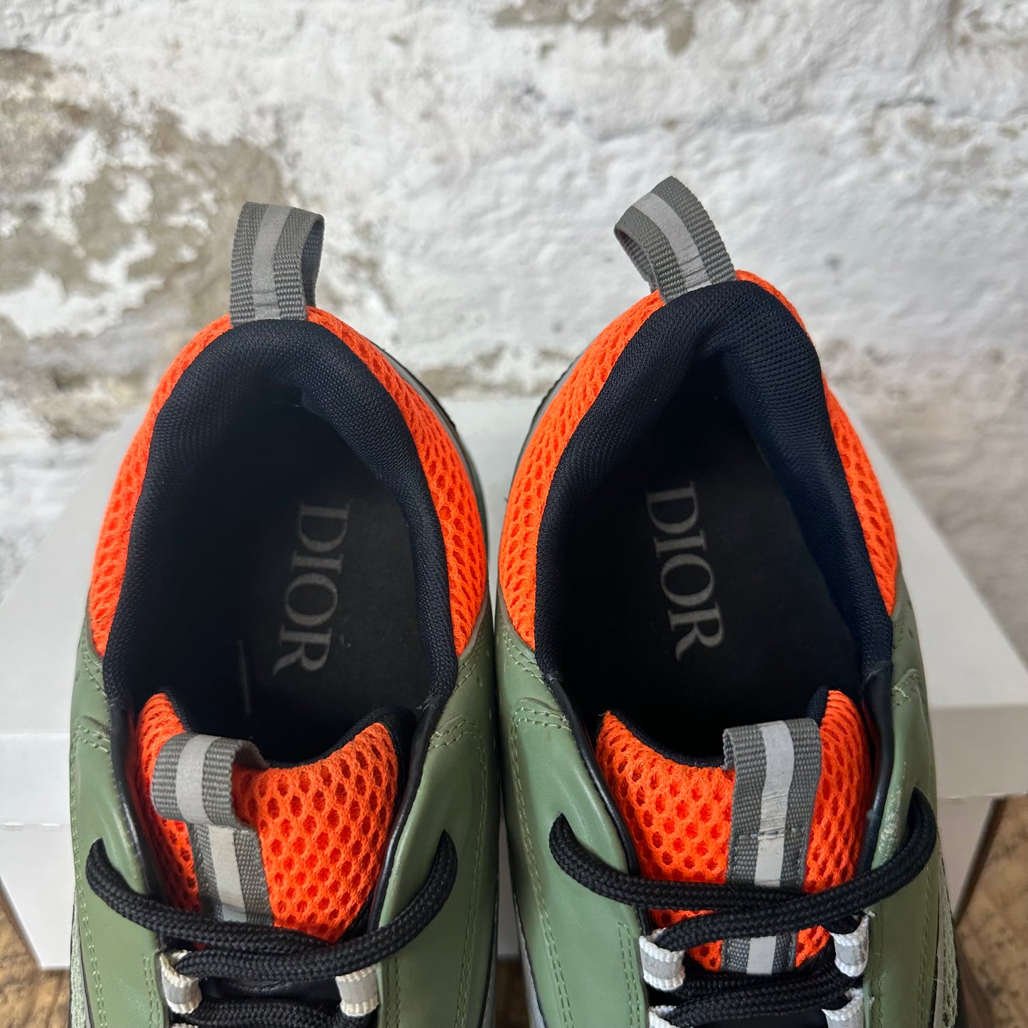 Dior B22 Orange Green Black Sneaker Sz 12 (45)