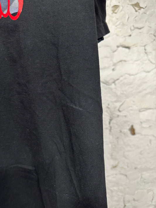 Supreme Cash Bubble Letters Black T-Shirt Sz L