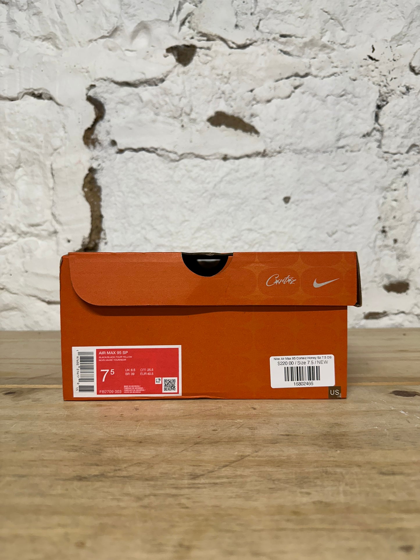 Nike Air Max 95 Corteiz Honey Sz 7.5 DS