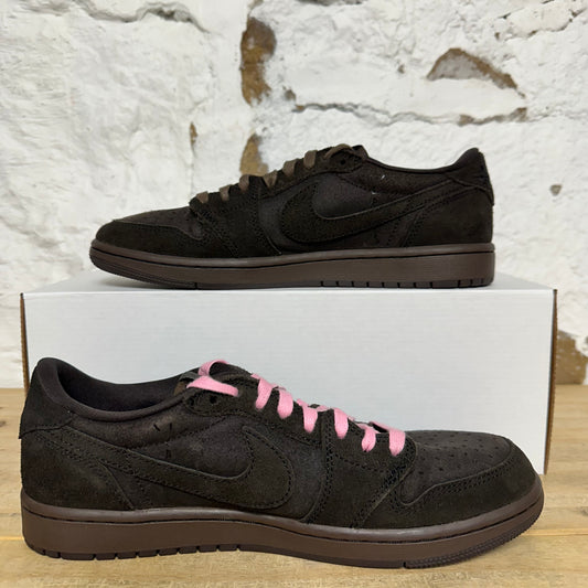 Air Jordan 1 Low Travis Scott Velvet Brown Sz 8.5