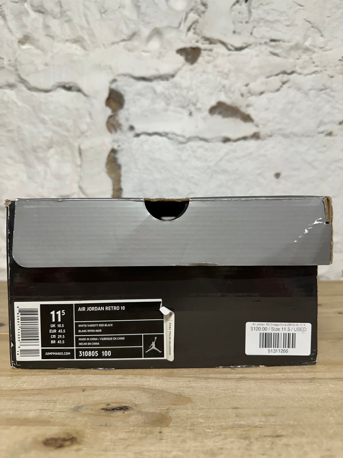 Air Jordan 10 Chicago Bulls (2012) Sz 11.5